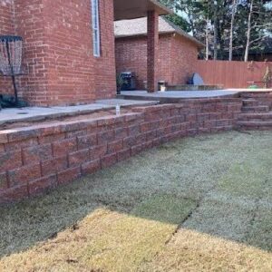 Norman, Oklahoma (OKC) Retaining Walls, Block Wall & Fence Installation