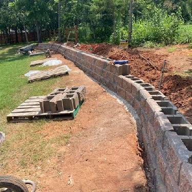 Photos & Images of Retaining Wall & Pavers in Oklahoma